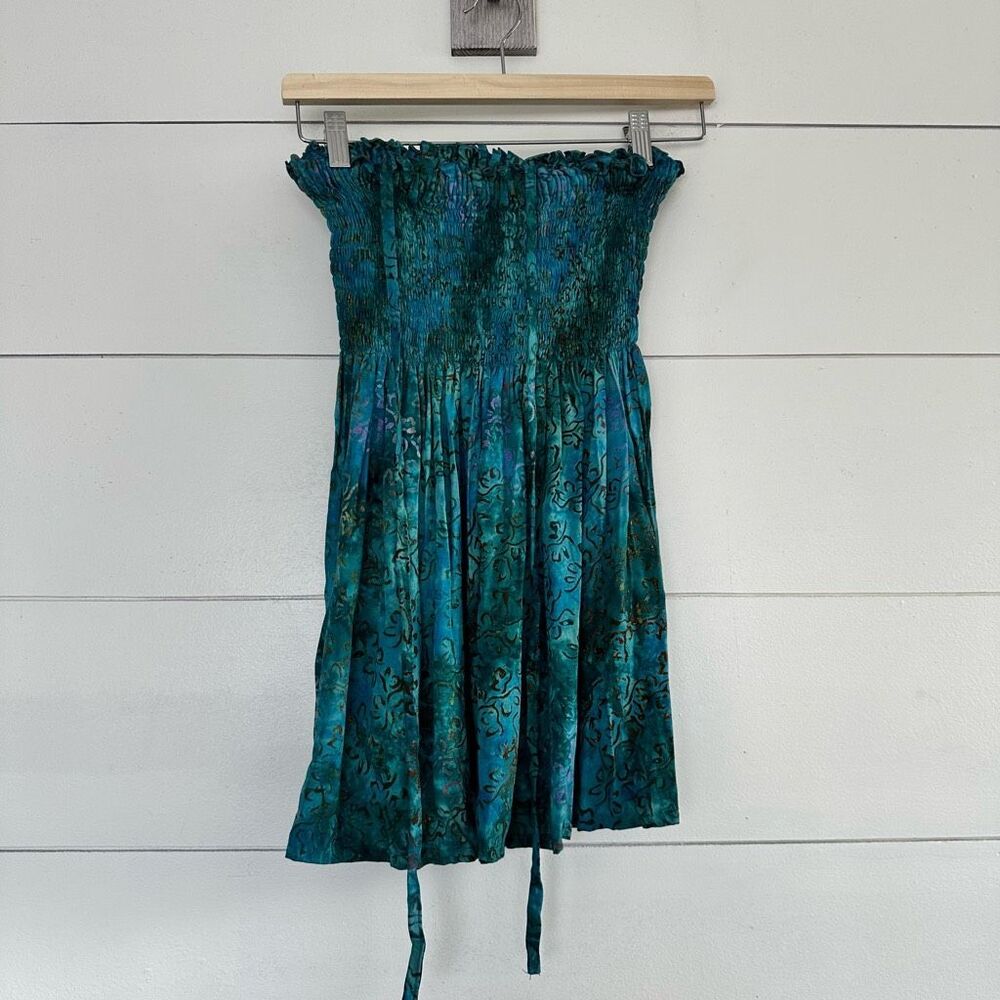 Spicy Bambu Women’s One Size Antik Boho Mini Dress Cover Up New NWT Bohemian